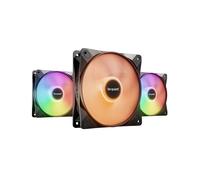 be quiet! Light Wings LX 120mm PWM ARGB - Ventilateur PC 120x25mm, 1600 RPM, 87.5 m³/h, 25.5 dB(A), Palier Lisse, Connecteur 4-Pin, Pack de 3