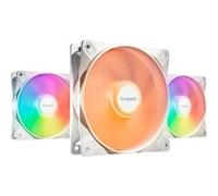 BeQuiet LIGHT WINGS LX 120mm PWM White Triple-Pack Ventilateur pour PC blanc (l x H x P) 120 x 120 x 25 mm avec éclairage LED