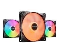 BeQuiet LIGHT WINGS LX 140mm PWM Triple-Pack Ventilateur pour PC noir (l x H x P) 140 x 140 x 25 mm avec éclairage LED