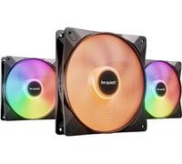 be quiet! Light Wings LX - Ventilateur châssis - PWM - 140 mm - noir (pack de 3)