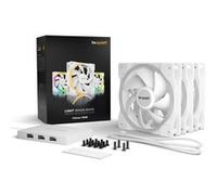 Ventilateur - Light Wings - BL100 - 120mm - PWM - ARGB Blanc - Kit x3