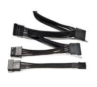 be quiet! MULTI POWER CABLE CM-61050 - Câble d'alimentation - connecteur mini-alimentation 4 broches, alimentation SATA - 100 cm - noir