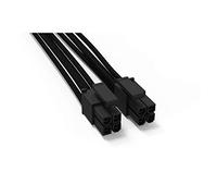 be quiet! Power Cable CC-4420, câble CPU P4+4, gainé individuellement, longueur 450 mm, extension haut de gamme pour BQ alimentations modulaires, design élégant, noir