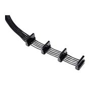 be quiet! Câble d'alimentation SATA 4x SATA mâle 15 pôles + 1 module d'alimentation 0,72 m noir