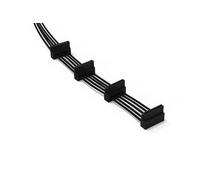 Câble d'alimentation SATA BeQuiet [4x Alimentation SATA mâle 15 pôles - 1x module d'alimentation] 0.72 m noir