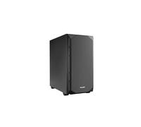 be quiet! Pure Base 500 Black, Boîtier PC, 2X Ventilateurs Pure Wings 2 140 mm, Capot supérieur optimisé pour Le Flux d’air et Le Silence, radiateurs Jusqu’à 360 mm, BG034