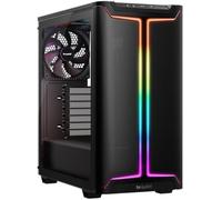 be quiet! Pure Base 501 Noir | Boîtier PC vitré, Mini ATX / Micro ATX / ATX, 3 ventilateurs Pure Wings 3 140 mm PWM, bande ARGB
