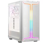 be quiet! Pure Base 501 DX White boîtier PC, éclairage ARGB, Design Dynamique, 3 Ventilateurs Pure Wings 3 PWM 140 mm White préinstallés, Excellent système de Circulation de l’air, Espace généreux