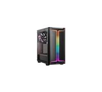 be quiet! Pure Base 501 Noir - Boîtier PC Midi Tower ATX/Micro ATX/Mini-ATX, Acier/ABS/Verre, 3x 140mm PWM, ARGB, USB 3.2 Gen 2, sans alimentation