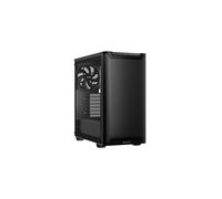 be quiet! Pure Base 501 Noir - Boîtier PC Midi Tower ATX/Micro ATX/Mini-ITX, Acier/ABS/Verre, 2x 140mm PWM, USB 3.2 Gen 2, Filtre à poussière