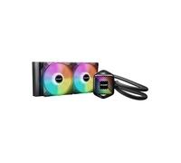 be quiet! Pure Loop 3 LX 240 mm, Refroidissement liquide tout-en-un, 2x ventilateurs Light Wings LX 120 mm PWM high-speed, bloc de refroidissement ARGB avec 10 masques interchangeables inclus