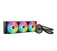 be quiet! Pure Loop 3 LX 360 mm, Refroidissement liquide, 3x Light Wings LX 120 mm PWM high-speed, bloc refroidissement ARGB 10 masques interchangeables, performance de refroidissement impressionnante