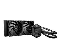 be quiet! Pure Loop 3 Système de refroidissement à eau tout-en-un 240 mm pour systèmes AMD/Intel légèrement surcadencés, 2 ventilateurs Pure Wings 3 120 mm PWM haute vitesse, haute pression statique