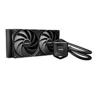 be quiet! Pure Loop 3 Système de refroidissement à eau tout-en-un 280 mm pour systèmes AMD/Intel overclockés, 2 ventilateurs Pure Wings 3 PWM haute vitesse, haute pression statique, pompe PWM
