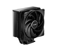 be quiet! Pure Rock 3 Black ventirad radiateur, très haute performance de refroidissement, 4 caloducs noirs haute performance avec technologie HDT, ventilateur Pure Wings 3 120 mm PWM, un look élégant