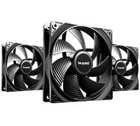 be quiet! Pure Wings 3 Ventilateur PWM 120 mm, 3 ventilateurs inclus, haute vitesse maximale, faible vitesse minimale, cadre de ventilateur optimisé, haute pression d'air, fonctionnement très