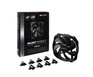 Be Quiet Ventilateur de boîtier SILENT WINGS 3 - PWM 140mm