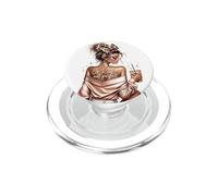 Be Real Not Perfect Positive Inspirational Woman Motivation PopSockets PopGrip pour MagSafe