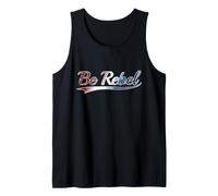 Be Rebel American Patriotic Distressed Classic Débardeur