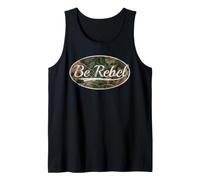 Be Rebel Camouflage Camo Tactical Throwback Design Débardeur