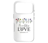 Be Rooted in Gods Love Jesus Rooted in Christ Ephesians 3:17 Coque pour iPhone 17 Pro