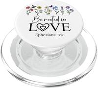 Be Rooted in Gods Love Jesus Rooted in Christ Ephesians 3:17 PopSockets PopGrip pour MagSafe