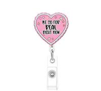 Be So for Real Right Now Enrouleur de badge rétractable, porte-badge amusant avec pince crocodile, cadeau pour étudiants en soins infirmiers, RN LPN CNA MA, travailleur médical, enseignant, médecin