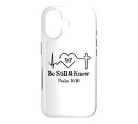 Be Still and Know Bible Verse Psalm 46:10 Faith Hope Love Coque pour iPhone 17