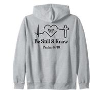 Be Still and Know Bible Verse Psalm 46:10 Faith Hope Love Sweat à Capuche