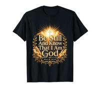 Be Still and Know Psaume 46 10 Christian Faith T-Shirt