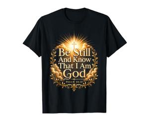 Be Still and Know Psaume 46 10 Christian Faith T-Shirt