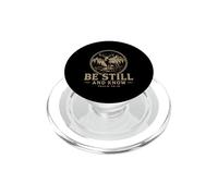 Be Still and Know Psaume 4610 Cerf sur la Foi des Montagnes PopSockets PopGrip pour MagSafe