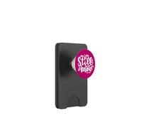Be Still and Know That I Am God Bible Verse Psalm 46 10 Pink PopSockets PopWallet pour MagSafe