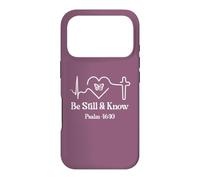 Be Still & Know Bible Verse Psalm 46:10 Faith Hope Love God Coque pour iPhone 17 Pro