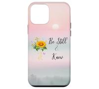 Be Still Know That I Am God Quotes Butterfly Christian Jesus Coque pour iPhone 12 Mini