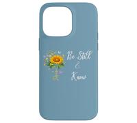 Be Still Know That I Am God Quotes Butterfly Christian Jesus Coque pour iPhone 14 Pro Max