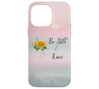 Be Still Know That I Am God Quotes Butterfly Christian Jesus Coque pour iPhone 14 Pro Max