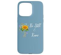 Be Still Know That I Am God Quotes Butterfly Christian Jesus Coque pour iPhone 15 Pro Max
