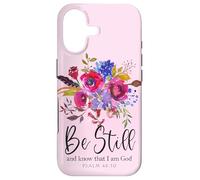 Be Still Psaume avec Verset de la Bible chrétienne Coque pour iPhone 17