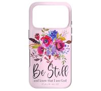 Be Still Psaume avec Verset de la Bible chrétienne Coque pour iPhone 17 Pro