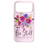 Be Still Psaume avec Verset de la Bible chrétienne Coque pour iPhone 17 Pro Max