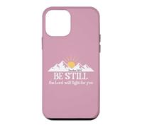 Be Still The Lord Will Fight for You Exodus 14:14 Christian Coque pour iPhone 12 Mini