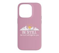 Be Still The Lord Will Fight for You Exodus 14:14 Christian Coque pour iPhone 14 Pro