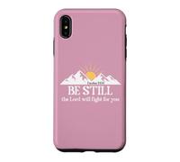 Be Still The Lord Will Fight for You Exodus 14:14 Christian Coque pour iPhone XS Max