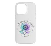 Be Strong and Courageous Prevent Suicide Awareness Tournesol Coque pour iPhone 14 Pro Max