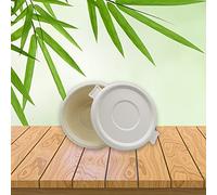 Be Tasty Lot de 125 bols à soupe en bagasse Ø 15,5 cm 500 ml