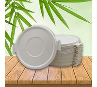 Be Tasty Lot de 50 couvercles en bagasse Ø 19,5 cm 1300 ml