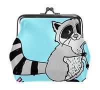Be The Best You Can Be Raccoon Coin Purse Wallet Bag Change Pouch Gifts for Women Kids Girls Key Holder