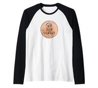 Be The Change Lincoln Penny Citation de Motivation inspirée Manche Raglan