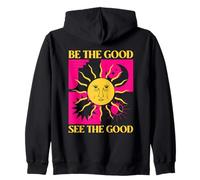Be The Good See The Good Positive Statement Sun Graphic Sweat à Capuche